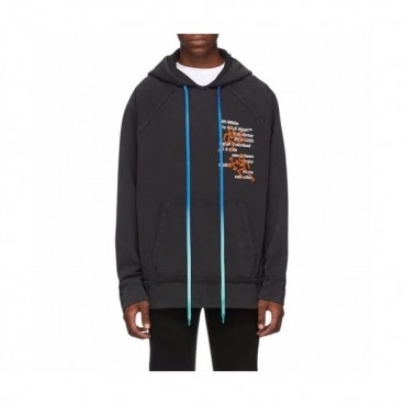 Off-white 2019 Mm/Wm Logo Cotton Oversize HoodT 