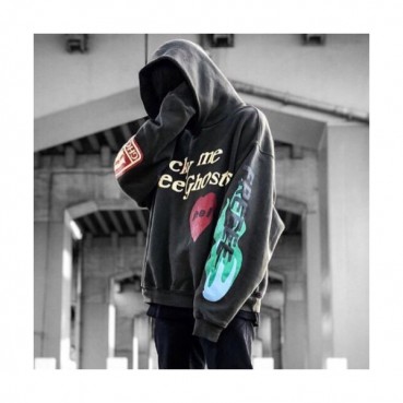 Kanye west 2019 Mm/Wm Logo Oversize Cotton Hooded - 카니예 웨스트 2019 남자 로고 오버사이즈 코튼 후드티 Kany0027x.Size(s 