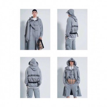 Burberry 2019 Mens Logo Casual HoodT - 버버리 2019 남성 로고 캐쥬얼 후드티 Bur01595x.Size(xs 
