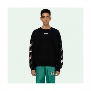 Off-white 2019 Mm/Wm Logo Cotton Oversize HoodT 