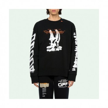 Off-white 2019 Mm/Wm Logo Cotton Oversize HoodT 