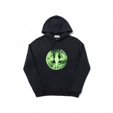 Stone Island 2019 Mens  Logo Cotton HoodT - 스톤아일랜드 2019 남성 로고 코튼 기모 후드티 Sto0052x.Size(m 