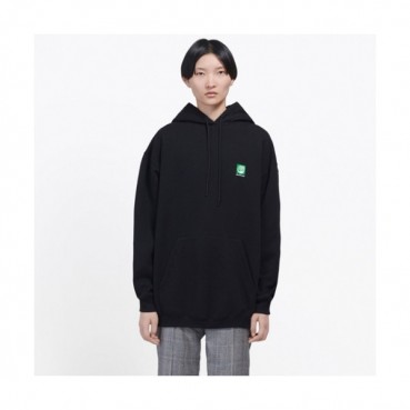 Balenciaga 2019 Mm/Wm Logo Oversize Cotton Hood Tee - 발렌시아가 남자 로고 오버사이즈 코튼 기모 후드티 Bal0358x.Size(xs 