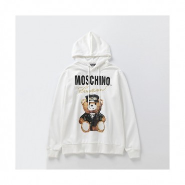 Moschino 2019 Mm/Wm Logo Teddy Cotton Hood Tee - 모스키노 2019 남자 로고 테디 코튼 후드티 Mos0040x.Size(m 