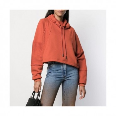 Off-white 2019 Womens Logo Cotton Oversize HoodT 