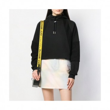 Off-white 2019 Womens Logo Cotton Oversize HoodT 