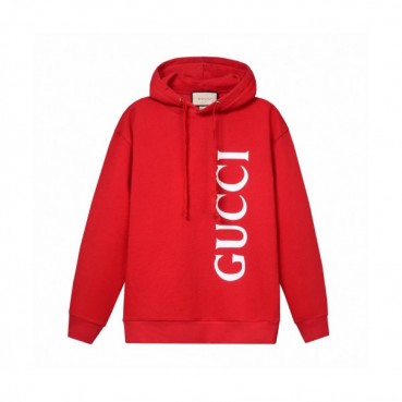 Gucci 2019 Mm/wm Logo Casual Oversize Cotton Hooded - 구찌 2019 남자 로고 캐쥬얼 오버사이즈 코튼 후드티 Guc01614x.Size(s