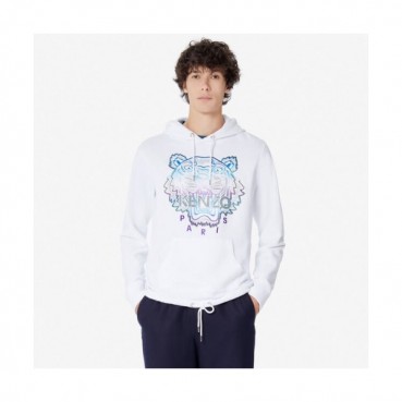 Kenzo Mens Tiger Hoodie - 겐조 2019 남성 화이트 후드티 Ken46x