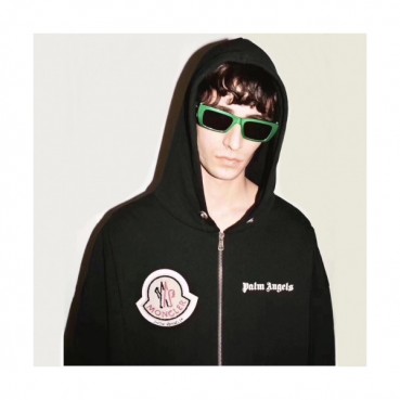 Moncler 2019 Mens Logo Cotton HoodT - 몽클레어 2019 남성 로고 코튼 후드티 Moc01018x.Size(s 