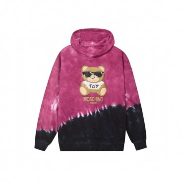 Moschino 2019 Mm/Wm Logo Teddy Cotton Hood Tee - 모스키노 2019 남자 로고 테디 코튼 후드티 Mos0036x.Size(xs 