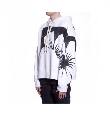 Palm Angels 2019 Mm/Wm Logo Oversize  Cotton Hood Tee - 팜 엔젤스 2019 남자 로고 오버사이즈 코튼 후드티 Pam0046x.Size(s 