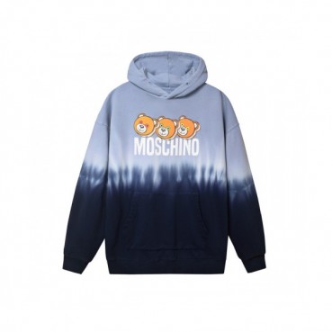 Moschino 2019 Mm/Wm Logo Teddy Cotton Hood Tee - 모스키노 2019 남자 로고 테디 코튼 후드티 Mos0035x.Size(xs 