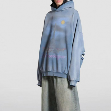 발렌시아가 남/녀 집업 후드티 - Balenciaga Unisex Zip