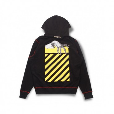 Off-white 2019 Mm/Wm Logo Cotton Oversize HoodT 