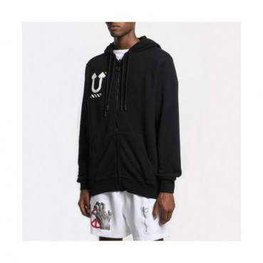 Off-white 2019 Mm/Wm Logo Cotton Oversize HoodT 