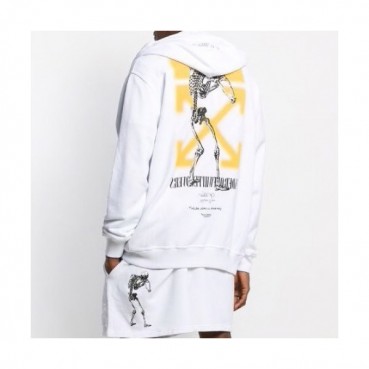 Off-white 2019 Mm/Wm Logo Cotton Oversize HoodT 