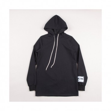 Rick Owens Mens Logo Cotton Zip-up Hooded 