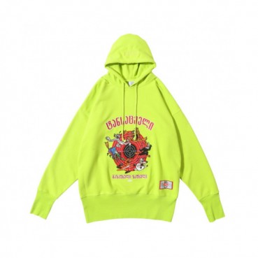 Vetements 2019 Mm/Wm Logo Oversize Cotton Hood Tee - 베트멍 남자 레드 로고 오버사이즈 코튼 후드티 Vet0028x.Size(s 