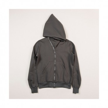 Rick Owens Mens Logo Cotton Zip-up Hooded 