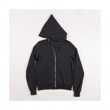 Rick Owens Mens Logo Cotton Zip-up Hooded 