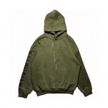 Balenciaga 2019 Mm/Wm Wave Logo Cotton Oversize Hooded - 발렌시아가 2019 남자 웨이브 로고 코튼 오버사이즈 후드티 Bal0325x.Size(s 