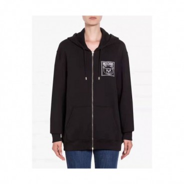 Moschino 2019 Mm/Wm Logo Teddy Cotton Hood Tee - 모스키노 2019 남자 로고 테디 코튼 후드티 Mos0030x.Size(xs 