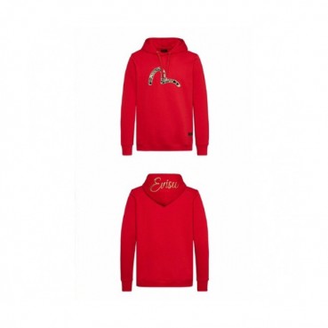 Evisu Mens Embroidery Evisukuro Casual HoodT - 에비수 2019 남성 자수 갈매기 캐쥬얼 후드티 Evi07x