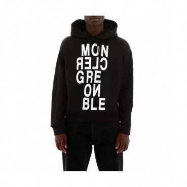 Moncler 2019 Mens Logo Cotton HoodT - 몽클레어 2019 남성 로고 코튼 후드티 Moc0791x.Size(m 