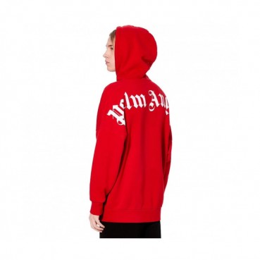 Palm Angels 2019 Mens Logo Cotton Hood Tee - 팜 엔젤스 2019 남성 로고 코튼 후드티 Pam0021x.Size(s 