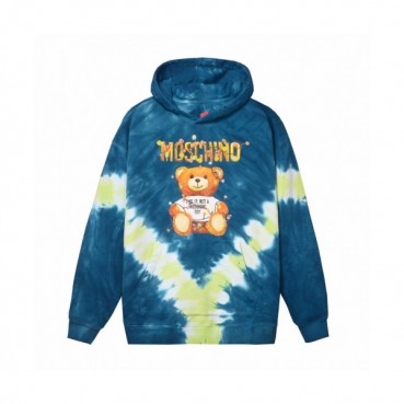 Moschino 2019 Mm/Wm Logo Teddy Cotton Hood Tee - 모스키노 2019 남자 로고 테디 코튼 후드티 Mos0029x.Size(xs 