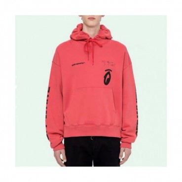 Off-white 2019 Mm/Wm Logo Cotton Oversize HoodT 