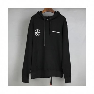 Off-white 2019 Mm/Wm Logo Cotton Oversize HoodT 