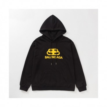 Balenciaga 2019 Mm/Wm Logo Cotton Hood Tee - 발렌시아가 남자 로고 코튼 후드티 Bal0282x.Size(m 