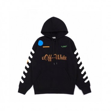 Off-white 2019 Mm/Wm Logo Cotton HoodT 