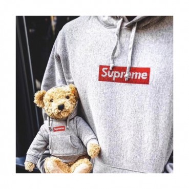 Supreme x Swarovski 2019 Mm/Wm Box  Logo Cotton HoodT - 슈프림 x 스와로브스키 2019 남자 박스로고 후드티 Sup0049x.Size(s 