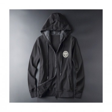 Versace 2019 Mens Logo Cotton HoodT - 베르사체 남성 로고 코튼 후드티 Ver0267x.Size(m 