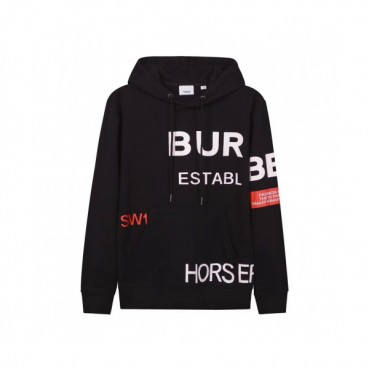 Burberry 2019 Mens Logo Cotton HoddT - 버버리 2019 남성 로고 코튼 후드티 Bur0910x.Size(m 