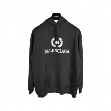 Balenciaga 2019 Mm/Wm Logo Oversize Cotton Hood Tee - 발렌시아가 남자 로고 오버사이즈 코튼 후드티 Bal012x.Size(xs 