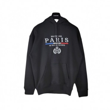 Balenciaga 2019 Mm/Wm Logo Oversize Cotton Hood Tee - 발렌시아가  남자 로고 오버사이즈 코튼 후드티 Bal01x.Size(xs 