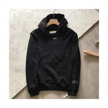 Off-white 2019 Mm/Wm Logo Wolf Cotton Hood Tee 