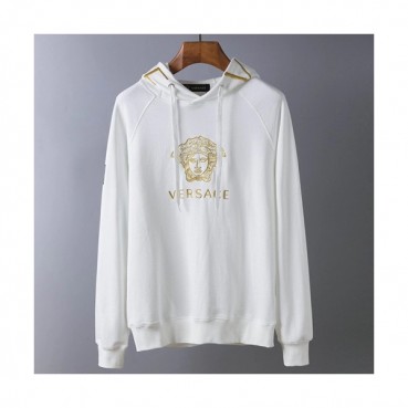 Versace 2019 Mm/Wm Logo Wolf Cotton Hood Tee - 베르사체 남자 로고 울프 코튼 후드티 VERHT0039.Size(M