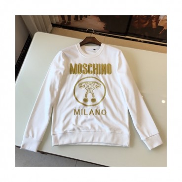 Moschino 2019 Mm/Wm Logo Wolf Cotton Hood Tee - 모스키노 남자 로고 울프 코튼 후드티 MOSHT0002.Size(M 