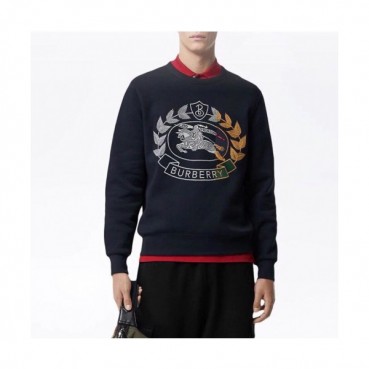 Burberry 2019 Mm/Wm Logo Wolf Cotton Hood Tee - 버버리 남자 로고 울프 코튼 후드티 BurHT0081.Size(s 