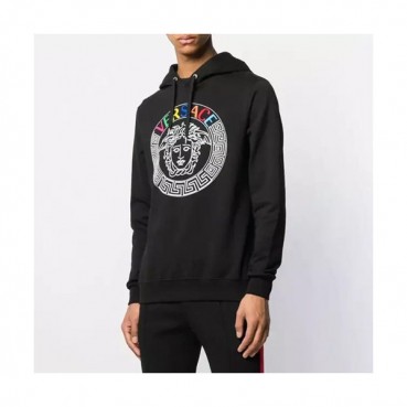 Versace 2019 Mm/Wm Logo Wolf Cotton Hood Tee -베르사체 남자 로고 울프 코튼 후드티 VerHT0053.Size(m 