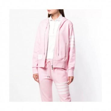 Thom Browne 2019 Womens Cotton Training Hood tee - 톰브라운 여성 코튼 트레이닝 후드티 Tho0129x.Size(s 