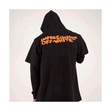 Off-White 2019 Mm/Wm Logo Cotton Hood Tee 