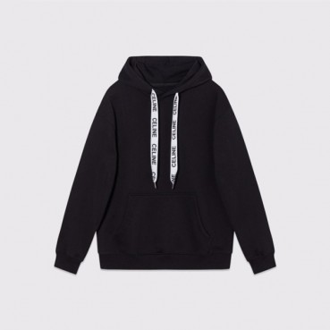 셀린느 남성 캐쥬얼 후드티 - Celine Mens Black Hoodie 