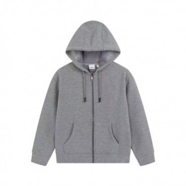 버버리 남성 그레이 집업 후드티 - Burberry Mens Gray Hoodie 