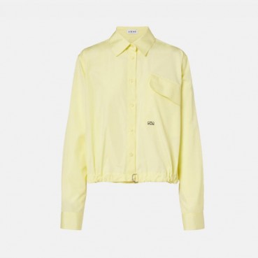 로에베 여성 드로스트링 헴 셔츠 - Loewe Womens Drawstring