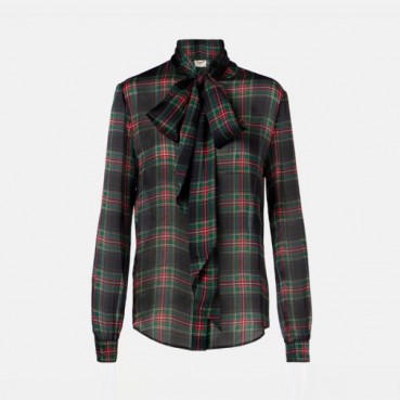 입생로랑 여성 실크 셔츠 - Saint Laurent Womens Silk Shirts 
